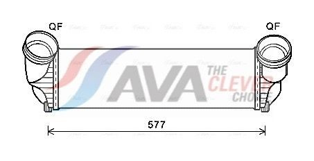 BWA4543 AVA Охолоджувач наддувочного повітря